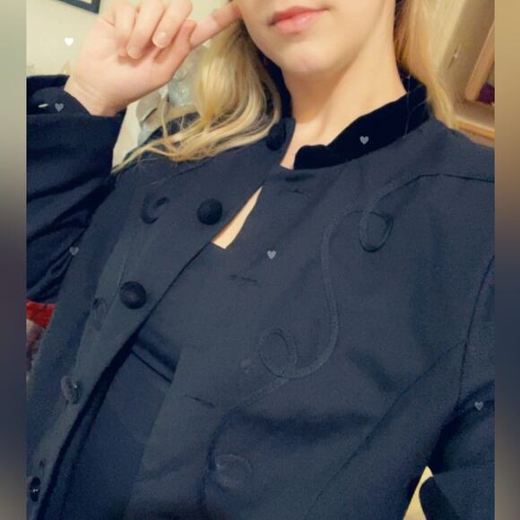 90s oversized soutache blazer - Picture 5 of 12